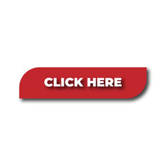 Click Here Button with pointer clicking. Web button set. Click button. Clicking the icon. Action button click here with click cursor. Vector illustration.