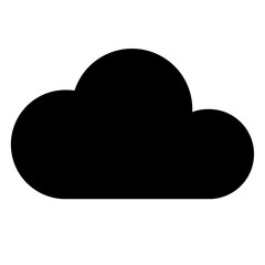 Cloud glyph icon