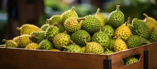 Kiwanos in market stall up close