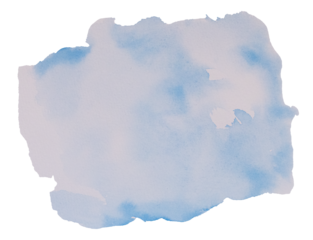 blue spots watercolor hand painted on watercolor paper background texture, pastel watercolor for banner template