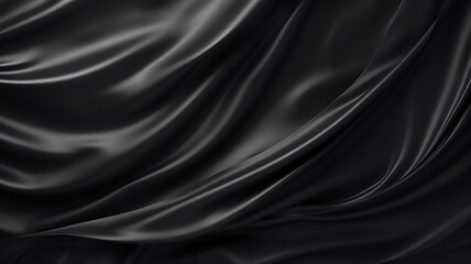 Black Liquid Textured Background Dark Elegant Smooth - obrazy, fototapety, plakaty