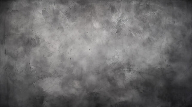 Modern Black Background with Vintage Texture Abstract Grey