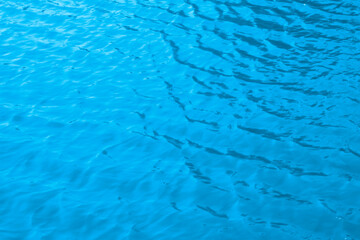 Sea abstract background dark blue surface of water