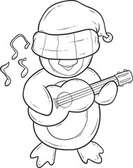 cute christmas outline decoration
