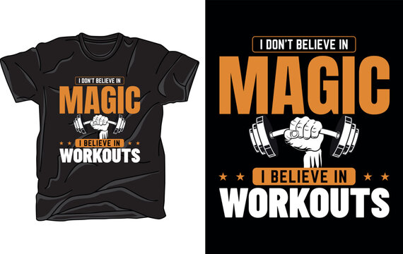 Vector design for gym  t-shirts