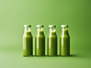 Green juice bottles for weight loss and detox