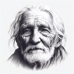 portrait of a elderly person 