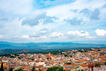 Fototapeta na wymiar Town of Dorgali - Sardinia - Italy