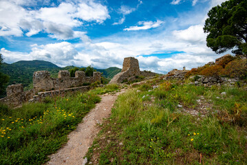 Ruins of Cefalu Castle - Sicily - Italy