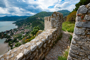 Ruins of Cefalu Castle - Sicily - Italy