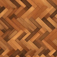 Wooden parquet floor repeat pattern