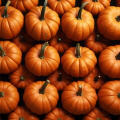 Obraz premium Background with orange pumpkins