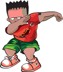 Halloween monster on transparent background.