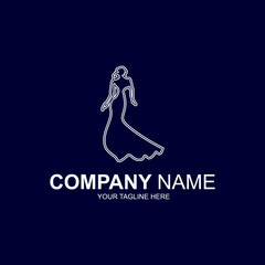 Fashion logo, Beauty logo. Women's logo.