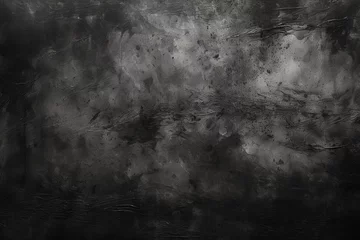 Foto op Plexiglas Chalk rubbed out on blackboard background texture, grunge background © Creative