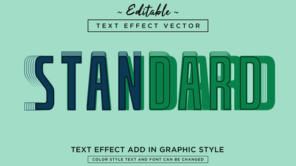Cool and unique style text effect with amazing color combination
