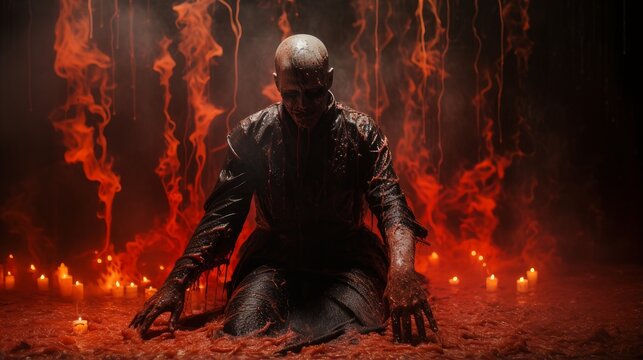soul of a sinner in hell