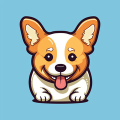 vector cute dog