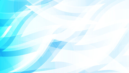 Background of wavy and abstract figures colors on a white and soft blue background. Vector illustration.