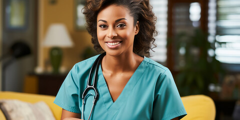 Empowering Health: Professional Portrait of a Community Health Worker