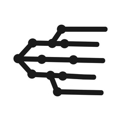 Pixel technology logo designs concept vector, Network Internet logo symbol
