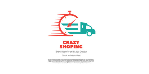 e commerce, online store, and shopping logo design for graphic designer or owner shop