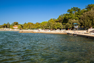 Beach of Umag, Istria, Croatia, Europe