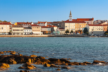 View of the Poreč,  promenade, Poreč, Istria, Croatia, Europe