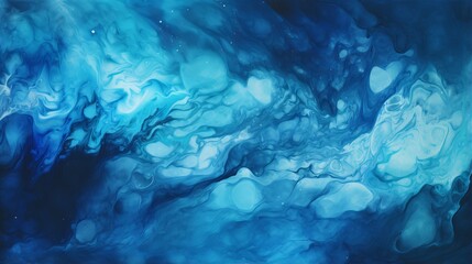 Fototapeta na wymiar Sapphire blue marbled texture background