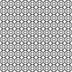 Vector modern circles tattoo geometric seamless halftone pattern