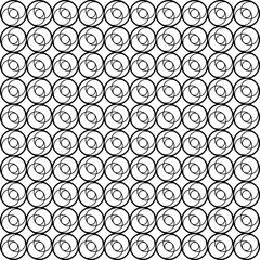 Vector modern eyes tattoo geometric seamless halftone pattern