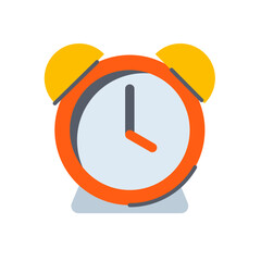 Emoji icon of alarm clock for timer alert reminder sticker