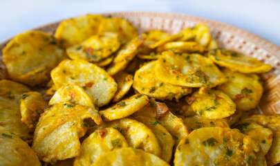 Indian Potato Bhajia or Pakora