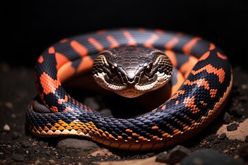 Obraz premium Beautiful snake from Namibia name Coral cobra