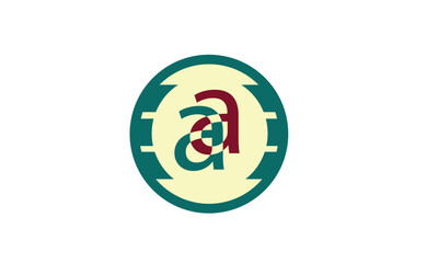 AA initial letter logo design 