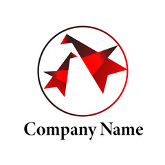 bird shape logo for company