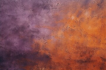 an abstract purple and orange texture, in the style of dark brown and orange, abstract, fresco, canvas texture emphasis