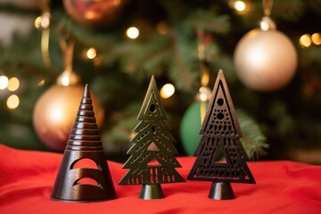 hand-carved swahili symbol decorations for kwanzaa