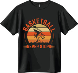 Elevate your style on and off the court with our sleek basketball tee. Perfect for players and fans alike. Score in fashion!