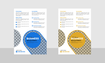 Creative Modern Flyer Template, Brochure Design, Cover Modern Layout, Annual Report, Poster, Flyer in A4