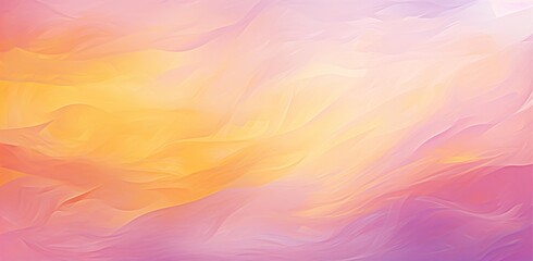 orange and pink abstract background, in the style of textured canvas, soft mist, light purple and yellow 