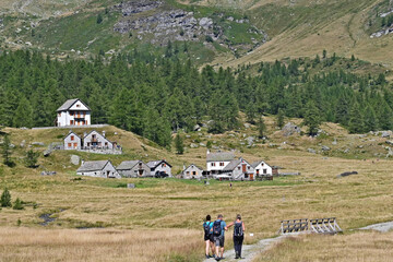 Baite e case sull'altipiano del Parco Naturale Alpe Veglia e Alpe Devero, Valle d'Ossola - Piemonte