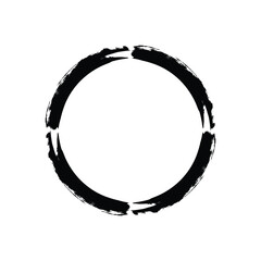 Hand Drawn Circle Shape Abstract rounded shape