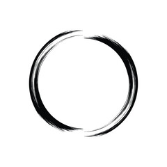 Hand Drawn Circle Shape Abstract rounded shape