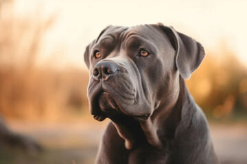 portrait of an bulldog