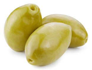 Olive isolated on white background