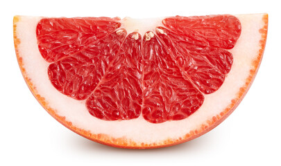 Fresh grapefruit isolated on white background