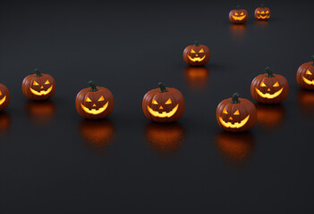 ハロウィン大量なかぼちゃ