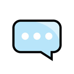 Bubble Speech Icon Vector Design Illustration