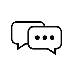 Naklejka premium Bubble Speech Icon Vector Design Illustration